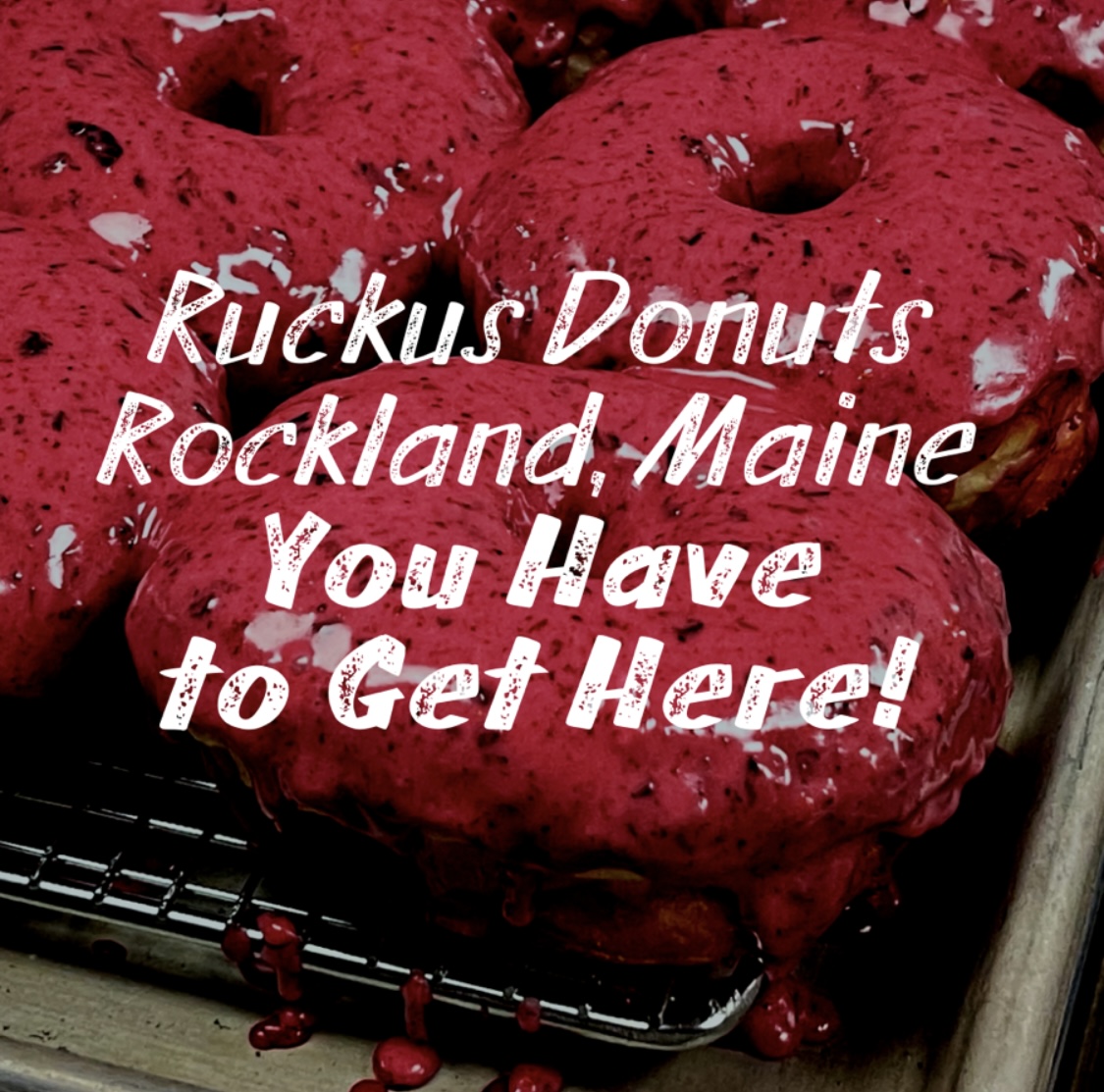 Ruckus Donuts Rockland, Maine on the Maine Coast - You Have to Get Here! Culinary Treasure Network 