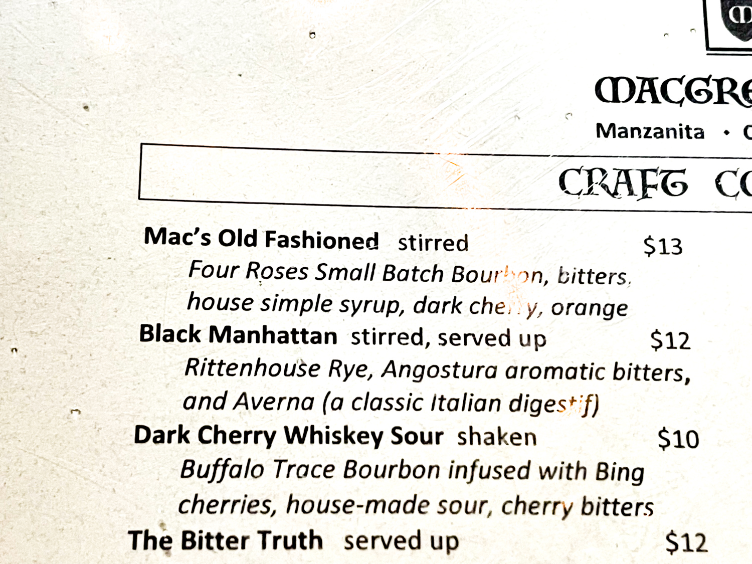 Chip MacGregor MacGregor's, A Whiskey Bar – Culinary Treasure Podcast Episode 88 by Steven Shomler 