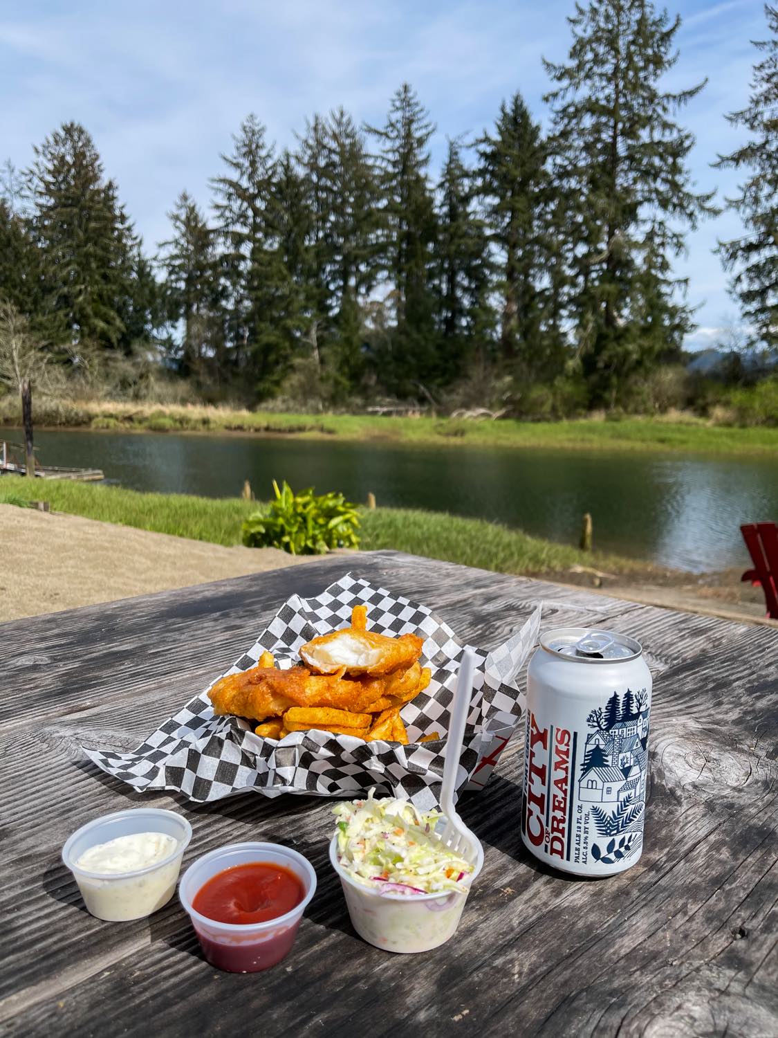Simply Stellar! Riverside Fish & Chips Nehalem Oregon on the Oregon Coast This is Culinary Treasure