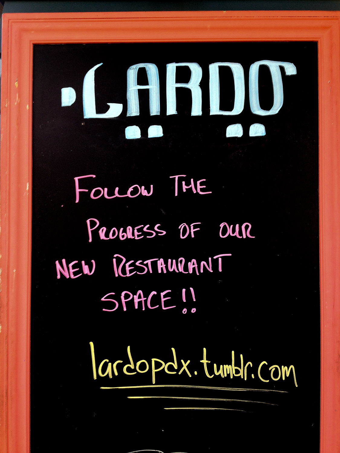 The Lardo Foot Cart at the Good Food Here Food Cart Pod on Belmont in Portland Oregon