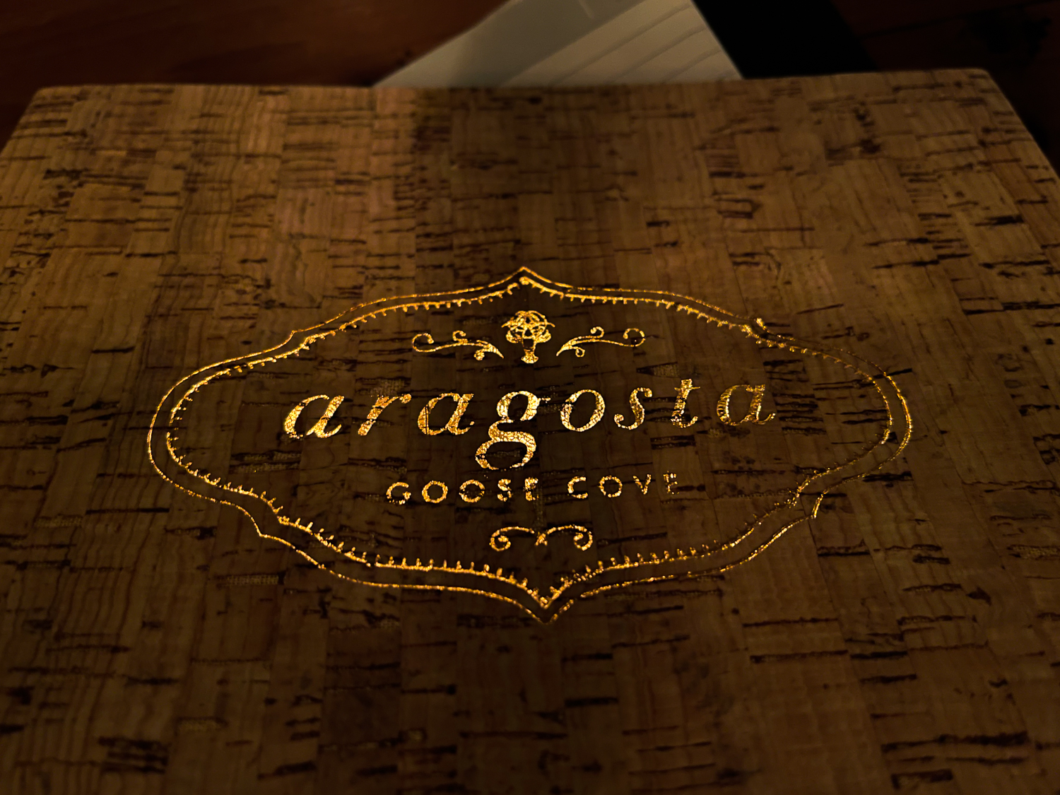 Dinner at Aragosta on Deer Isle Maine