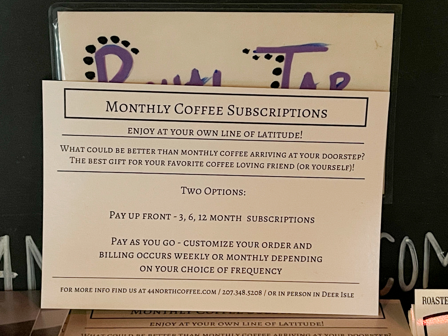 Melissa Raftery 44 North Coffee on Deer Isle, Maine ~ Culinary Treasure Podcast 