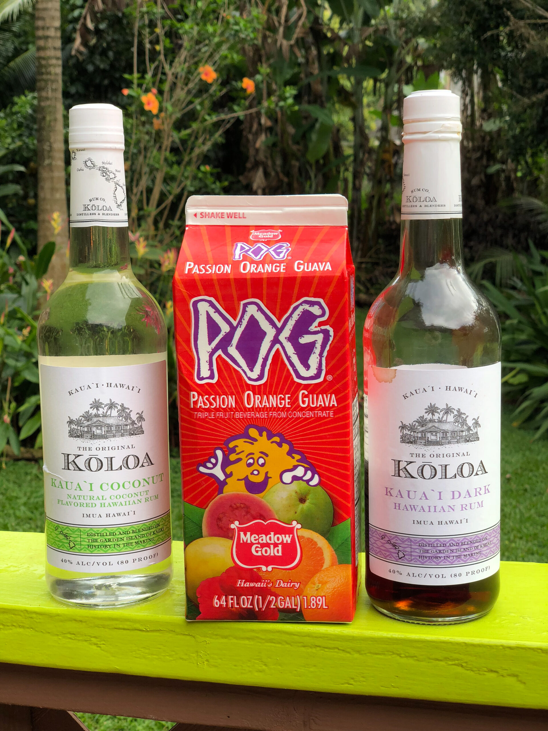 Moloaa Mai Tai Koloa Rum POG