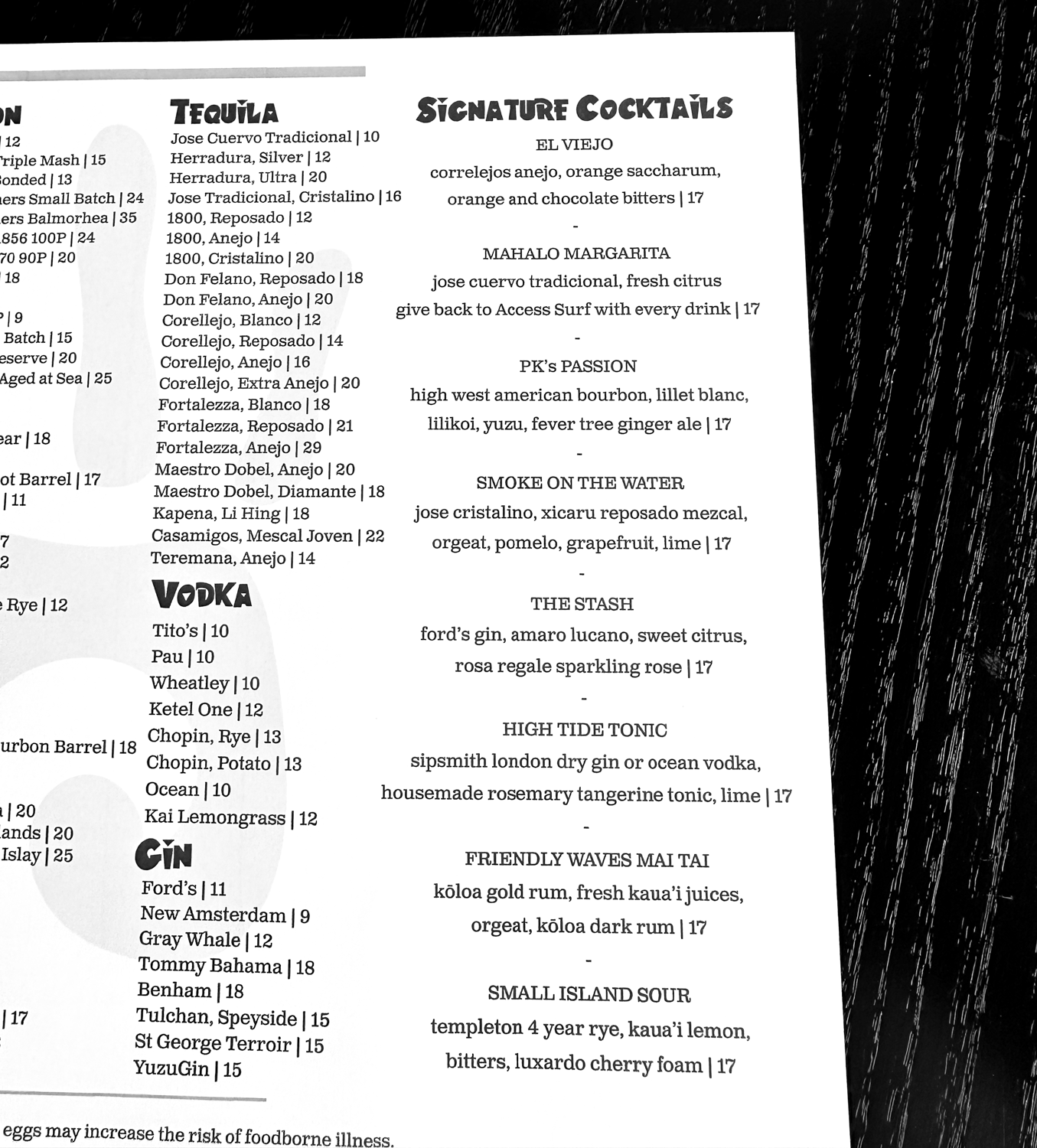 Friendly Waves Restaurant