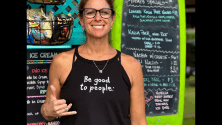 Mindy Rosenberg-Hibbitt RipTides Shave Ice Kauai ~ Culinary Treasure Podcast Episode 115