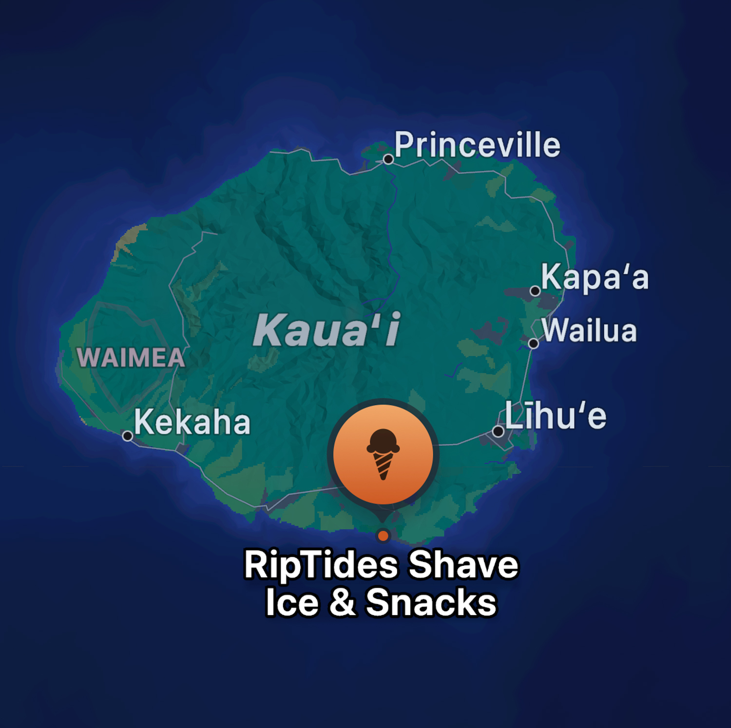 RipTides Shave Ice Kauai