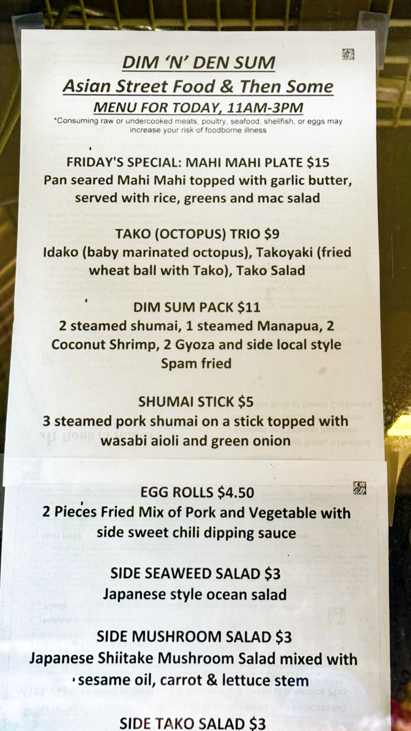 Dim 'N' Den Sum Food Truck Kauai
