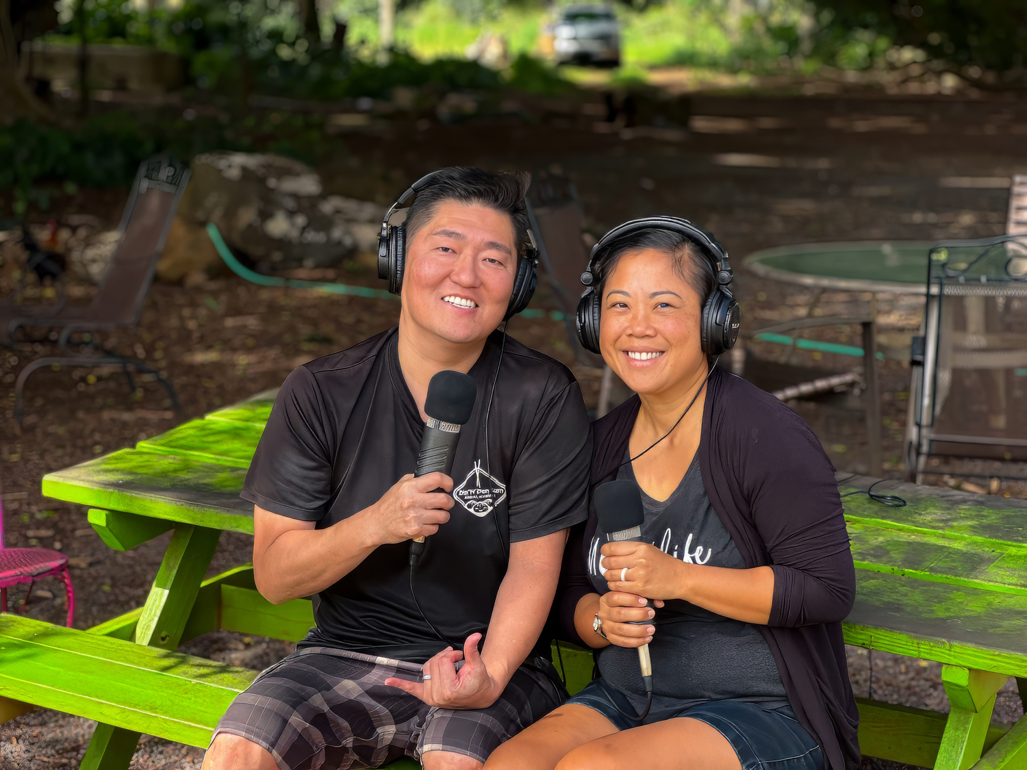 Lynell and Yoshi Yonemura Dim 'N' Den Sum Food Truck Kauai 