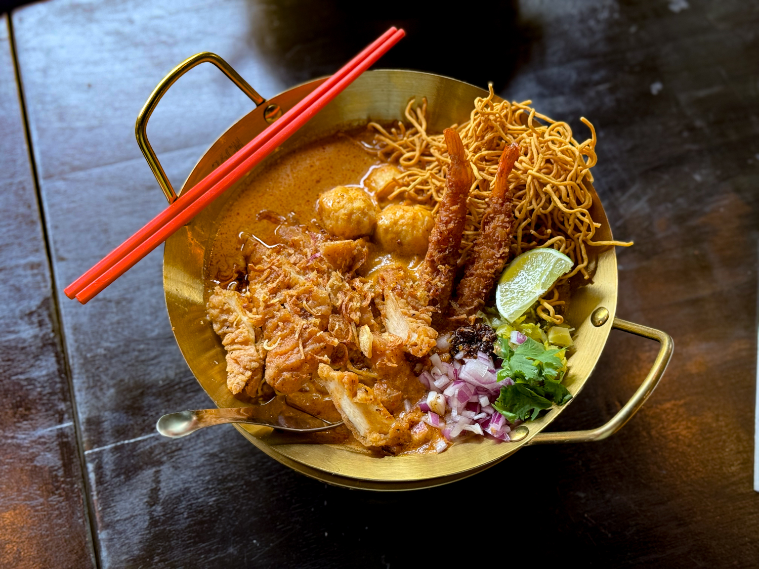 Khao Soi Super Bowl Gin Thai Brasserie