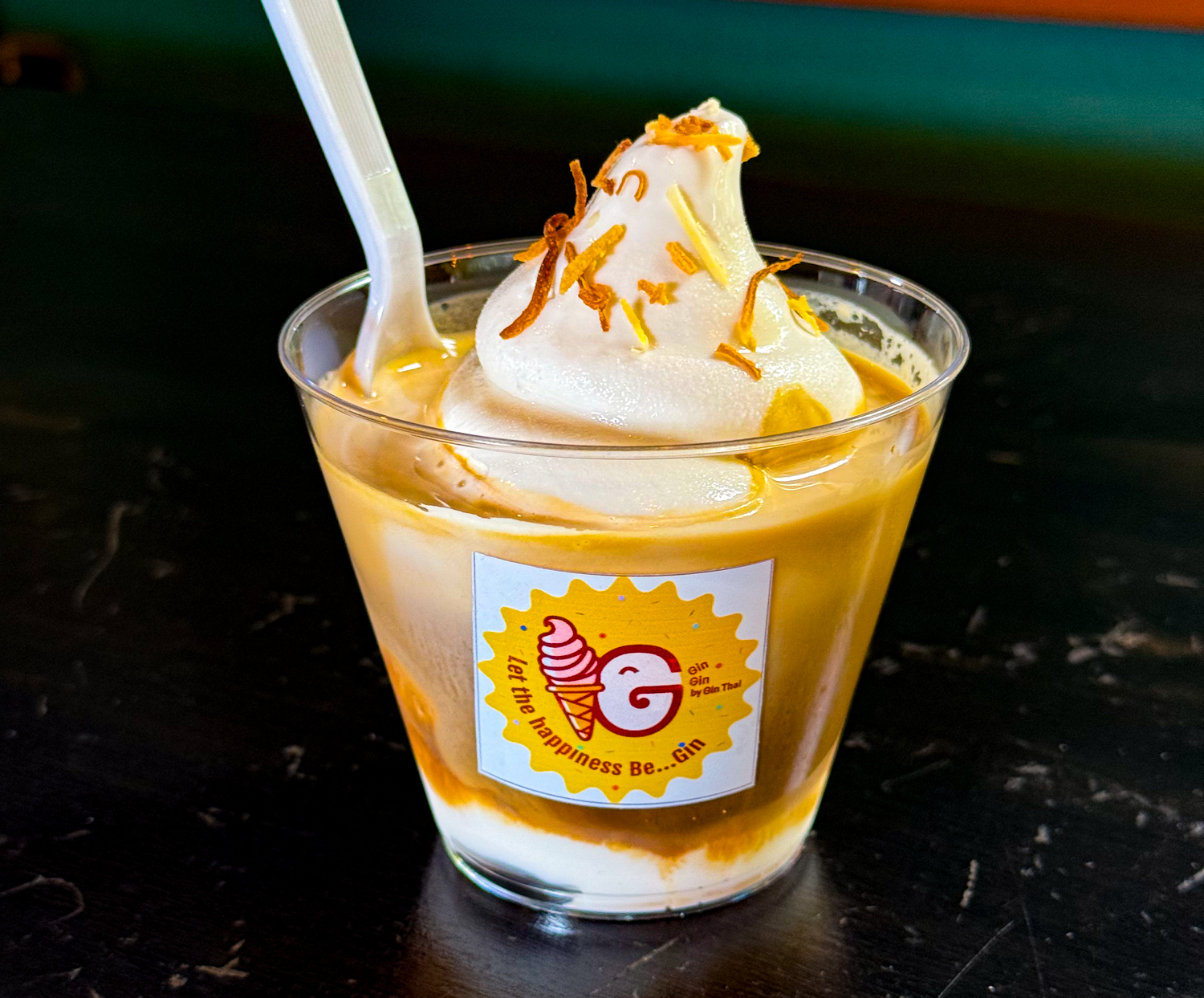 Thai Iced Coffee Affogato Gin Thai Brasserie 2