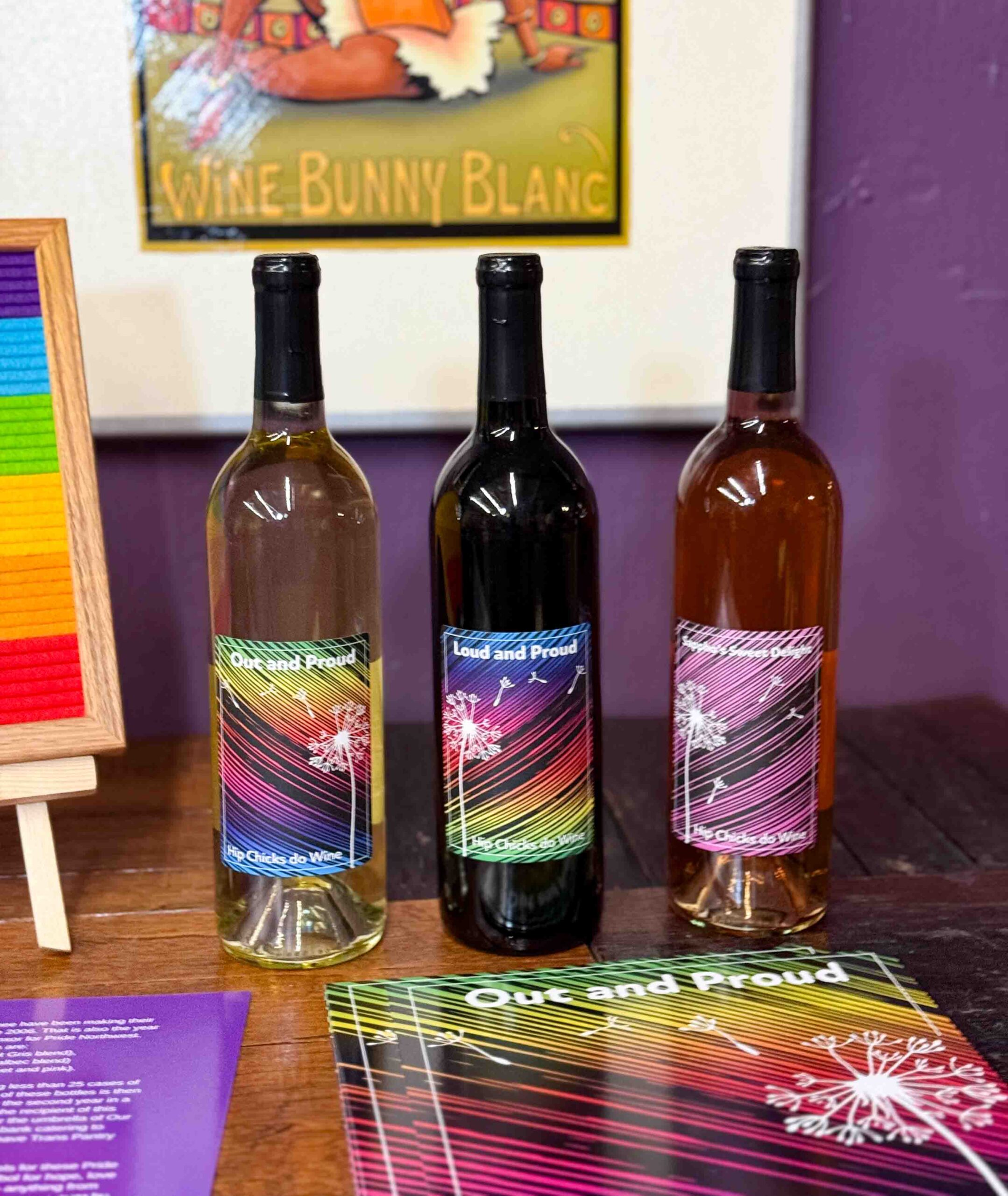 Hip Chicks do Wine Celebrate Pride Wine