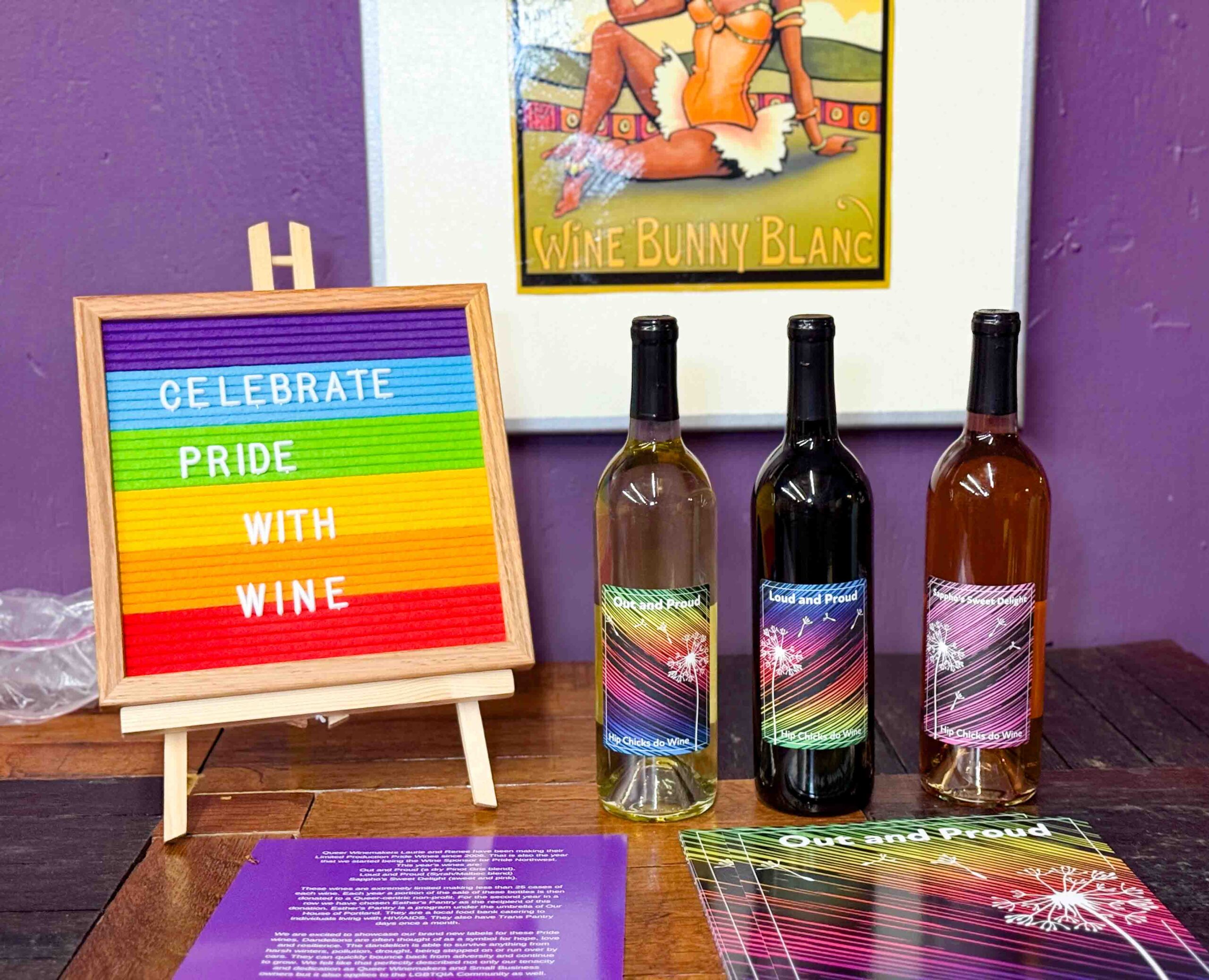Hip Chicks do Wine Celebrate Pride 