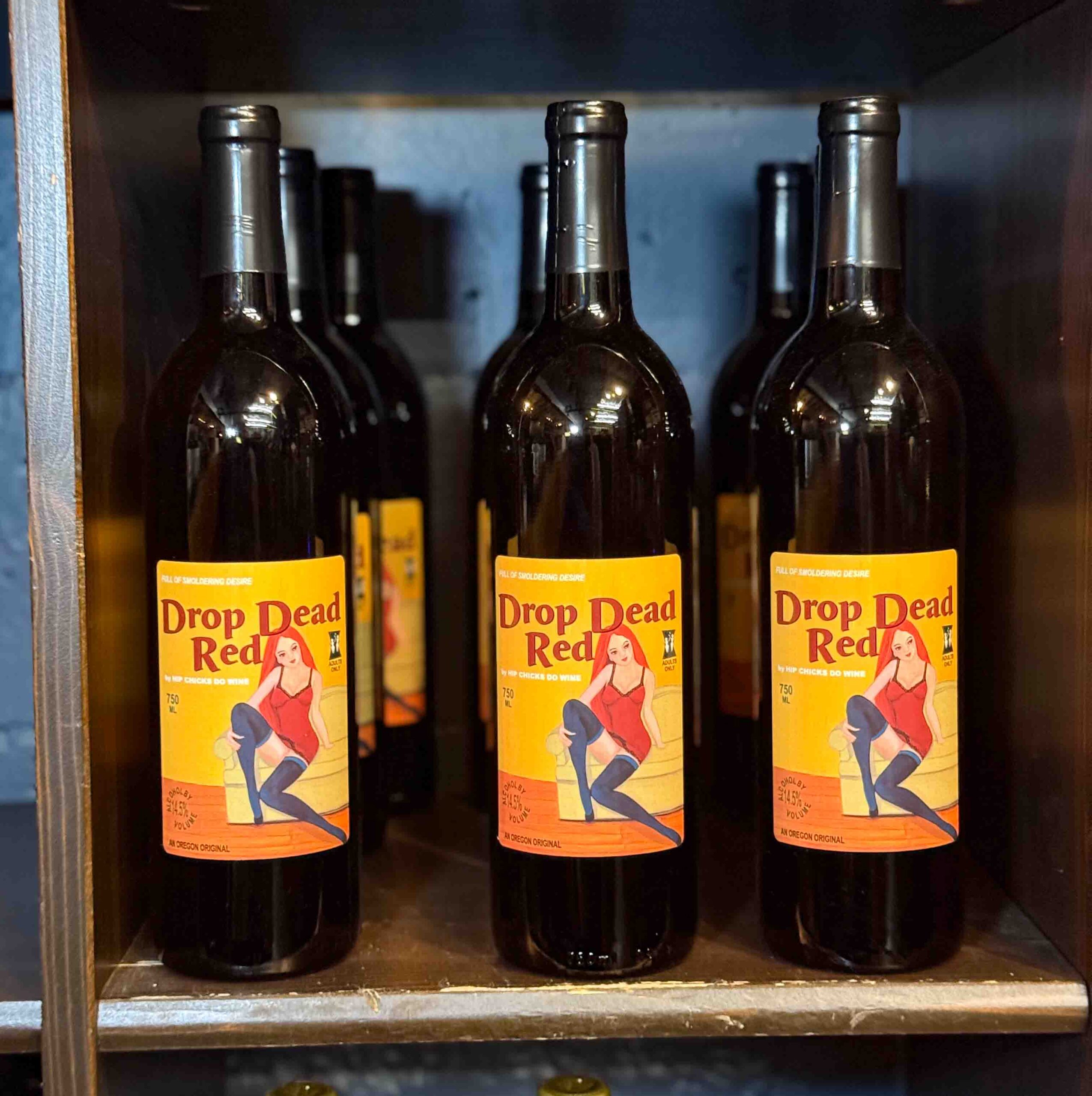 Hip Chicks do Wine Drop Dead Red
